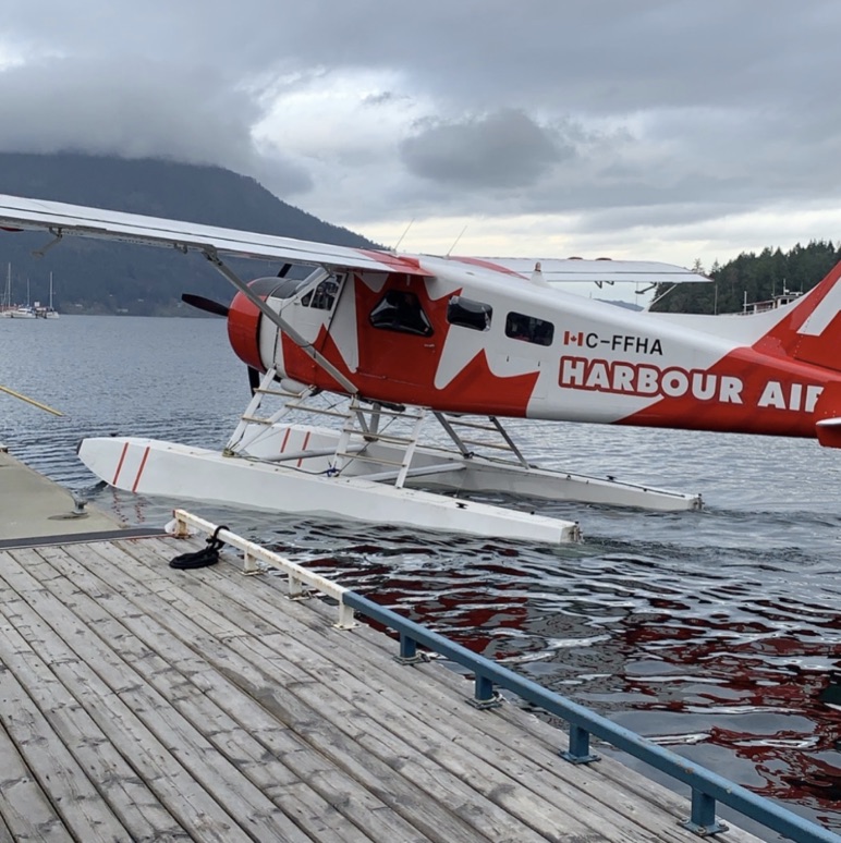 Harbour Air seaplane on the water
